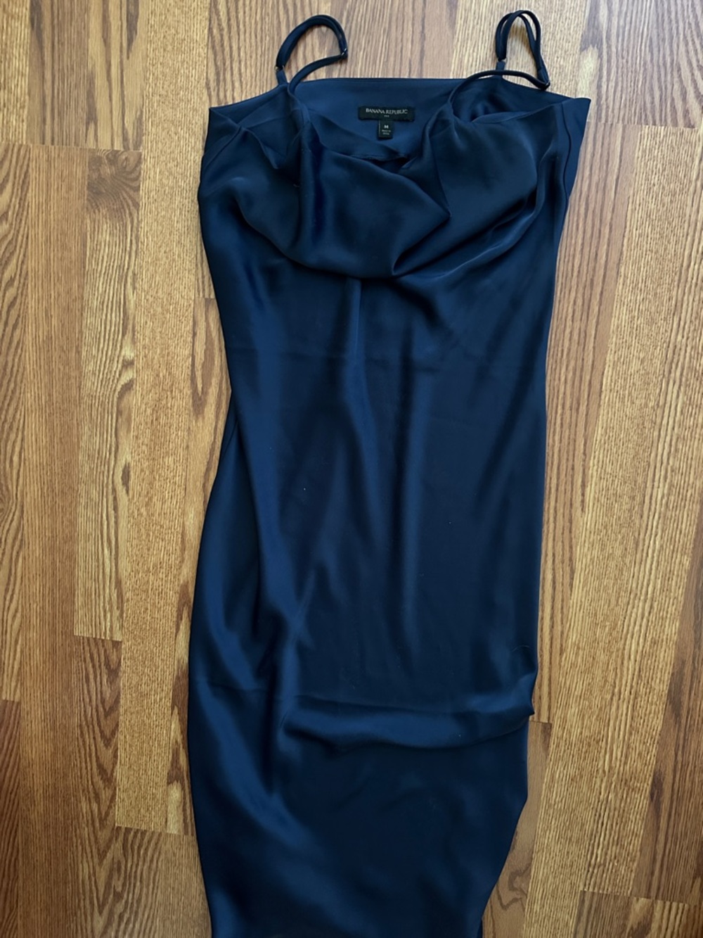Banana Republic Navy Cowl Slip Dress